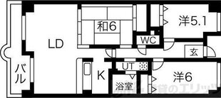 カルムフォーレ千里山の物件間取画像